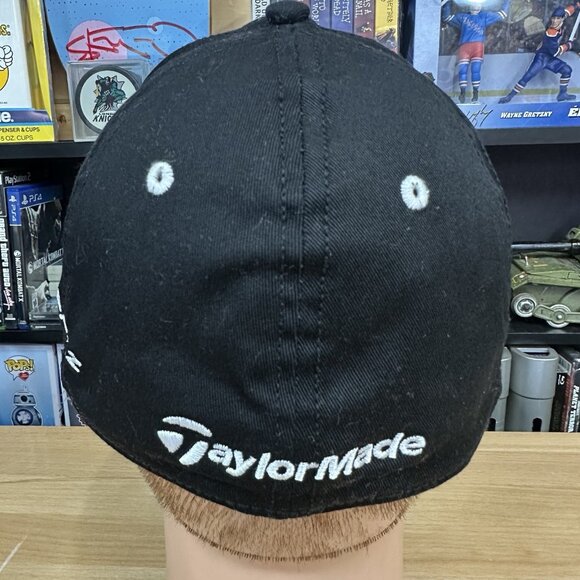 TaylorMade RBZ ROCKETBALLZ Black Golf Hat Cap Flex Fullback S/M - Picture 4 of 6